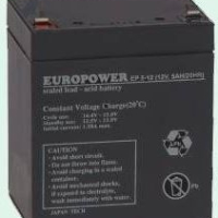 Bateria Europower 12V/5Ah T2 (6,35mm)