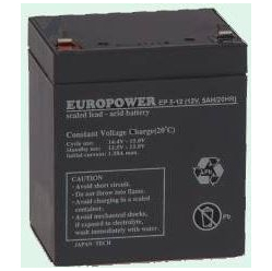 Bateria Europower 12V/5Ah T2 (6,35mm)
