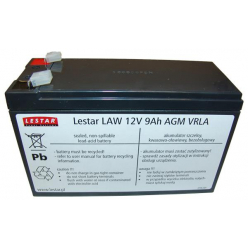 Bateria Lestar LAWu 12V 9Ah AGM VRLA
