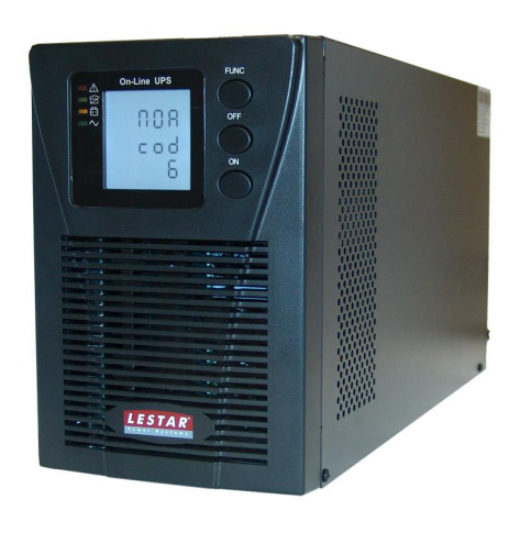 UPS Lestar Udx-2000 2000VA/1800W PF 0,9 On-Line LCD 4x9Ah 4xIEC USB RS RJ 45 EPO
