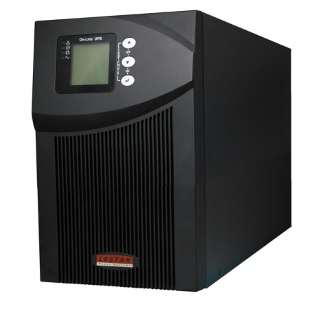 UPS Lestar Mep II-1000P 1000VA/900W PF 0,9 On-Line LCD 3x7Ah 3xIEC USB RS RJ 45