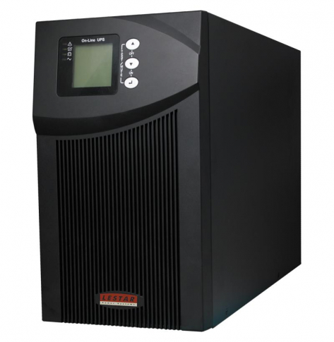 UPS Lestar Mep II-2000P 2000VA/1800W PF 0,9 On-Line LCD 6x9Ah 8xIEC+1x16A USB RS