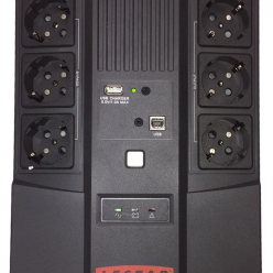 UPS Lestar AiO-650s 600VA/360W AVR 6xSCH USB RJ 45 PDA charger