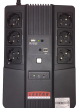 UPS Lestar AiO-650s 600VA/360W AVR 6xSCH USB RJ 45 PDA charger
