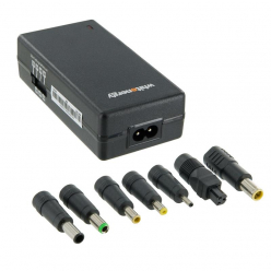 Whitenergy uniwersalny zasilacz sieciowy do notebooka 15-24V, 70W, USB