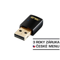 Karta sieciowa  Asus AC600 Dual-band USB client card  802.11ac  433/150Mbps
