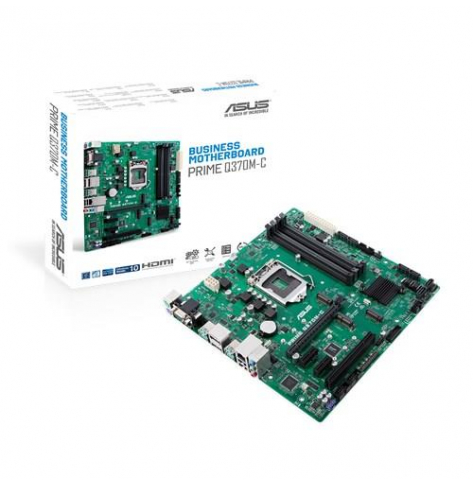 Płyta główna ASUS PRIME Q370M-C LGA1151 4xDDR4 2666 2x DP. HDMI DVI-D D-Sub USB-A 3.1