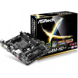 Płyta główna  ASRock FM2A68M-HD+ A68H DualDDR3-1600 SATA3 RAID HDMI DVI D-Sub mATX