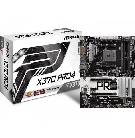 Płyta główna ASRock X370 PRO4 4xDDR4 USB 3.1 4 x SATA3 6.0 Gb s DVI-D HDMI