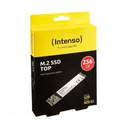 Dysk SSD Intenso M.2 256GB Sata III  TOP read: 520MB/s; write: 420MB/s