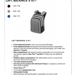 Plecak SAMSONITE CM509005 14.1'' GUARDIT 2.0  czarny