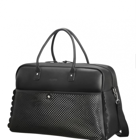 Weekender AT by SAMSONITE 65G19005 LUNA POP 43L. czarno srebrny