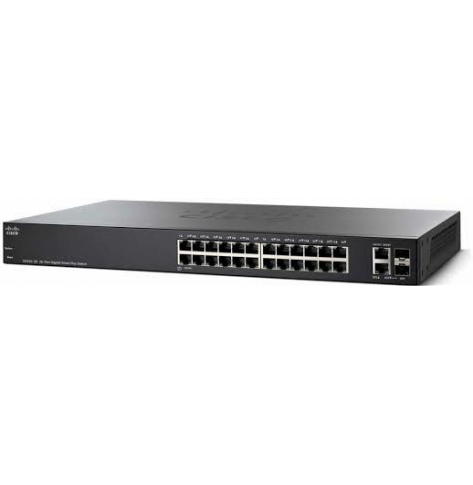 Switch Cisco SG220-26 24 porty 10/100/1000 2 zestawy Gigabit SFP