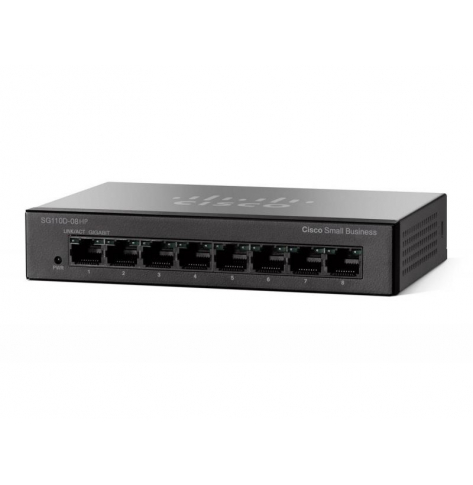 Switch niezarządzalny Cisco SG110D-08HP 8-portów PoE Gigabit