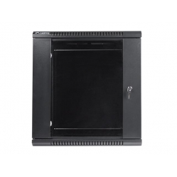 Szafa serwerowa Lanberg 19'' 12U 600x450mm czarna  drzwi szklane 