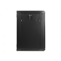 Szafa serwerowa Lanberg 19'' 12U 600x450mm czarna  drzwi szklane 