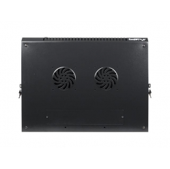 Szafa serwerowa Lanberg 19'' 12U 600x450mm czarna  drzwi szklane 