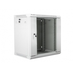 Szafa serwerowa Lanberg  19'' 12U 600x450mm szara  drzwi szklane 