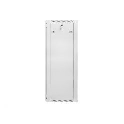 Szafa serwerowa Lanberg 19'' 27U 600x450mm szara  drzwi szklane 