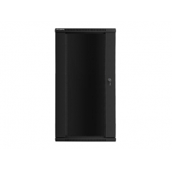 Szafa serwerowa Lanberg 19'' 27U 600x600mm czarna  drzwi szklane 