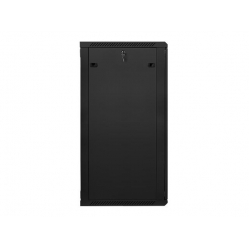 Szafa serwerowa Lanberg 19'' 27U 600x600mm czarna  drzwi szklane 