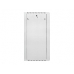 Szafa serwerowa Lanberg 19'' 27U 600x600mm szara  drzwi szklane 