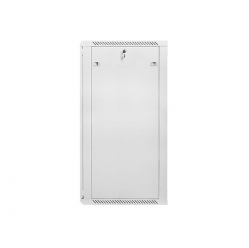 Szafa serwerowa Lanberg 19'' 27U 600x600mm szara  drzwi szklane 
