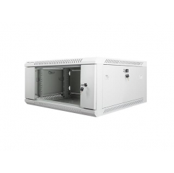 Szafa Lanberg 19'' 4U 600x600mm szara  drzwi szklane 