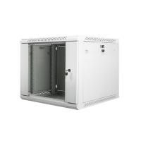 Szafa serwerowa Lanberg 19'' 9U 600x600mm szara  drzwi szklane 