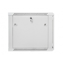 Szafa serwerowa Lanberg 19'' 9U 600x600mm szara  drzwi szklane 