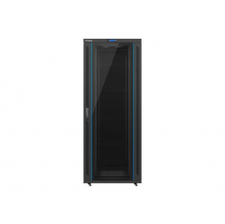 Szafa serwerowa Lanberg 19'' 42U 800x1000mm czarna  szklane LCD 