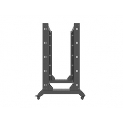 Szafa serwerowa Lanberg stojak open 19'' 22U 600x800mm czarna