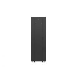 Szafa serwerowa Lanberg 19'' 37U 600x600mm czarna szklane LCD; flat pack