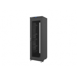 Szafa serwerowa Lanberg 19'' 37U 600x600mm czarna perforowane LCD flat pack
