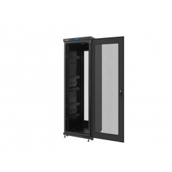 Szafa serwerowa Lanberg 19'' 37U 600x600mm czarna perforowane LCD flat pack