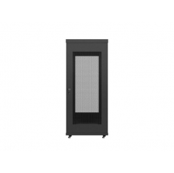 Szafa serwerowa Lanberg 19'' 27U 600x600mm czarna  drzwi perf. LCD 