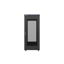 Szafa serwerowa Lanberg 19'' 27U 600x800mm czarna  drzwi perforowane LCD 
