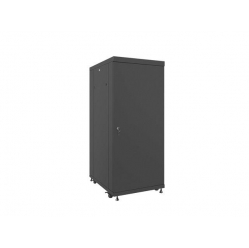 Szafa serwerowa Lanberg 19'' 27U 600x800mm czarna  drzwi szklane LCD 