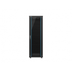 Szafa serwerowa Lanberg 19'' 37U 600x600mm czarna  drzwi szklane 