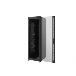 Szafa serwerowa Lanberg  19'' 37U 600x800mm czarna  drzwi szklane 