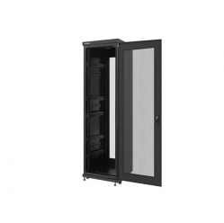Szafa serwerowa Lanberg  19'' 42U 600x600mm czarna  drzwi perforowane 
