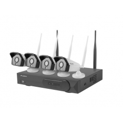 Monitoring WIFI Lanberg NVR 4 kanały  + 4 Kamery 2MP