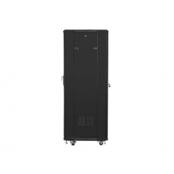 Szafa serwerowa Lanberg 19'' 32U 600x600mm czarna  drzwi szklane 