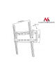 Uchwyt do telewizora Maclean MC-652 22-50" czarny do 40kg max vesa 400x400 slim