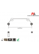 Uchwyt do telewizora LED Maclean MC-557 32-55" 50kg