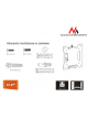 Uchwyt do telewizora MC-596 Maclean 13-27" czarny 20kg max vesa 100