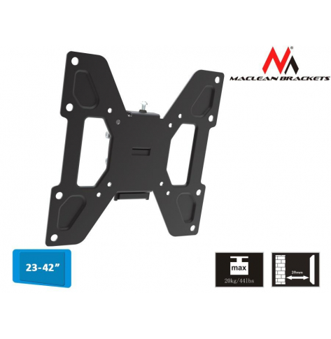 Uchwyt do telewizora Maclean MC-597 23-42" czarny max vesa 200x200