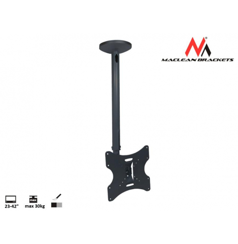 Uchwyt do telewizora sufitowy Maclean MC-504b 23-42" 30kg czarny