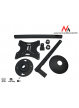 Uchwyt do telewizora sufitowy Maclean MC-504b 23-42" 30kg czarny