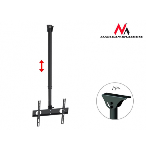 Maclean MC-631 Uchwyt do telewizora sufitowy 32-55" 50kg max vesa 400x400